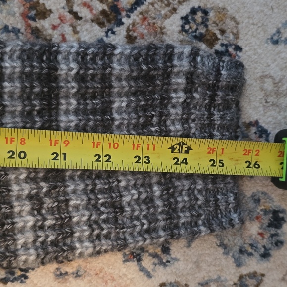 ARIZONA JEAN CO WOMEN'S JUNIOR PLUS GRAY STRIPES PULLOVER CREWNECK SWEATER XXL - Picture 14 of 15